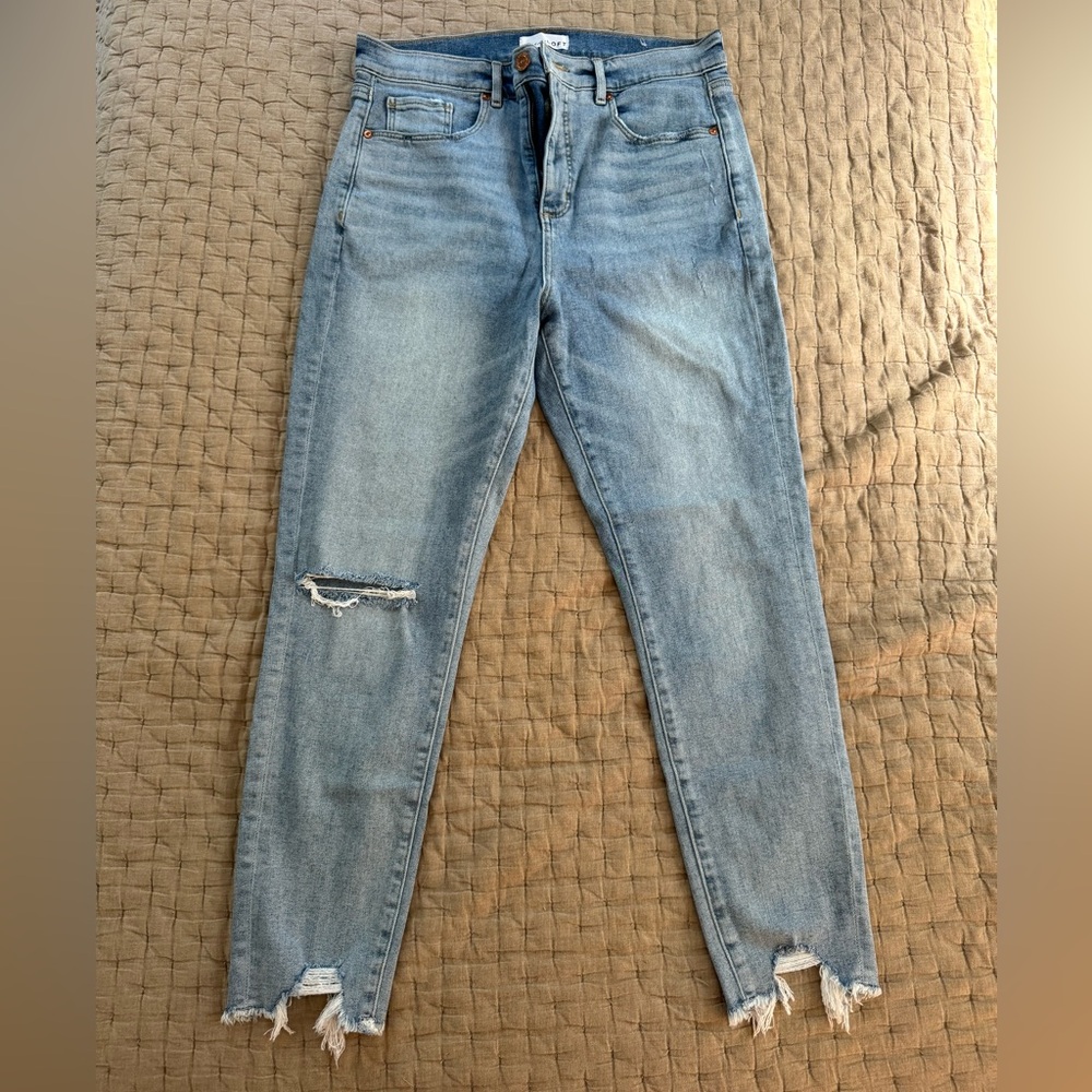 LOFT Women’s high waist skinny crop jeans